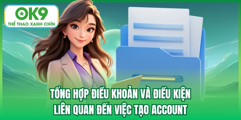 Tổng hợp Điều khoản và điều kiện liên quan đến việc tạo account